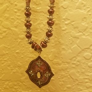 Purple Pendant Neckalace